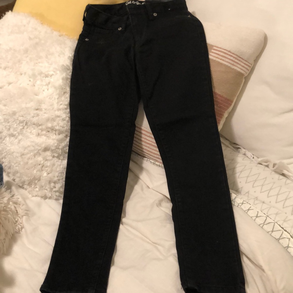 Black skinny jeans
